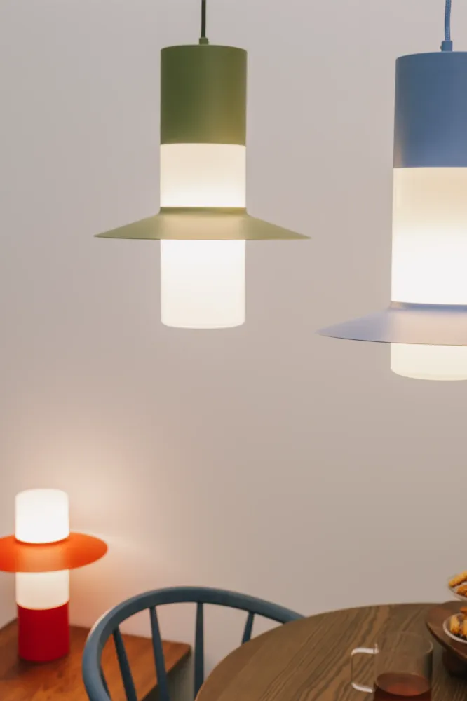 Lampa stołowa Caponio ST / vermilion / Ummo