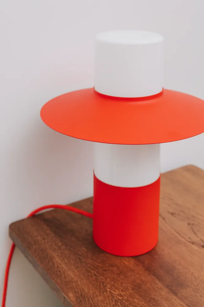 Lampa stołowa Caponio ST / vermilion / Ummo