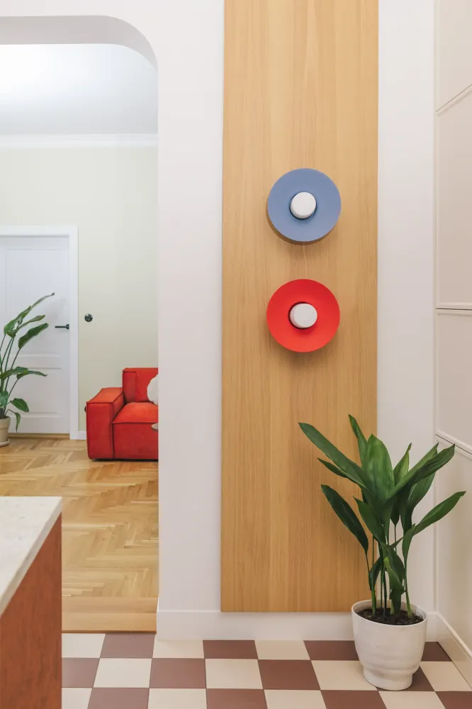 Kinkiet Caponio W A / vermilion / Ummo