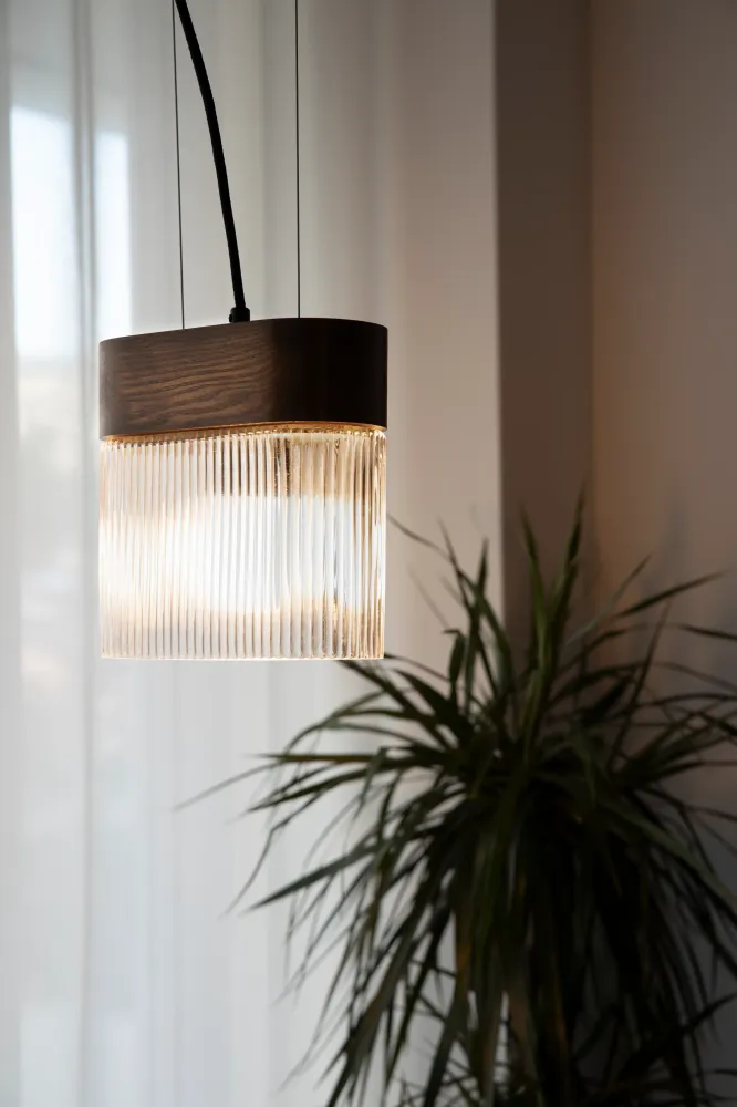 Lampa wisząca Flumina A / orzechowa / Ummo