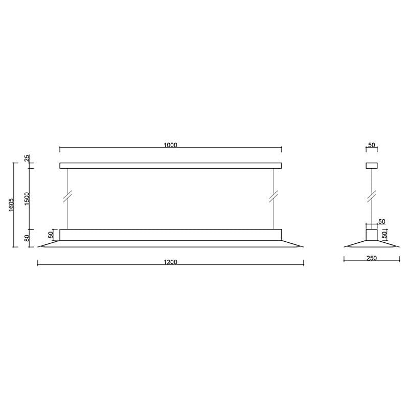 Lampa wisząca Yottsu B / biała / Ummo