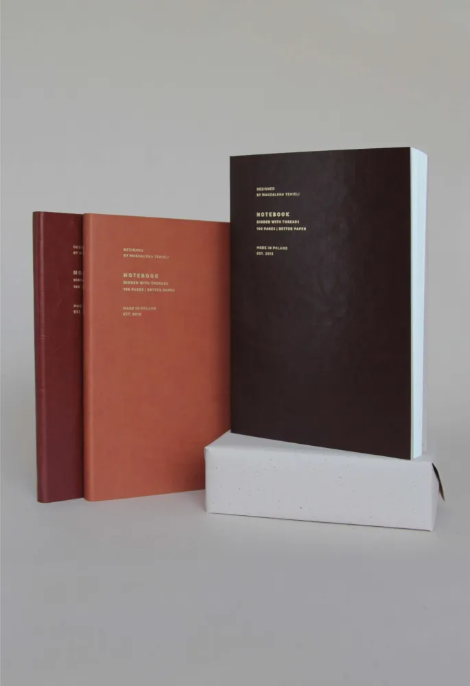 Notes Paper Love Chocolate / camel / Magdalena Tekieli Design