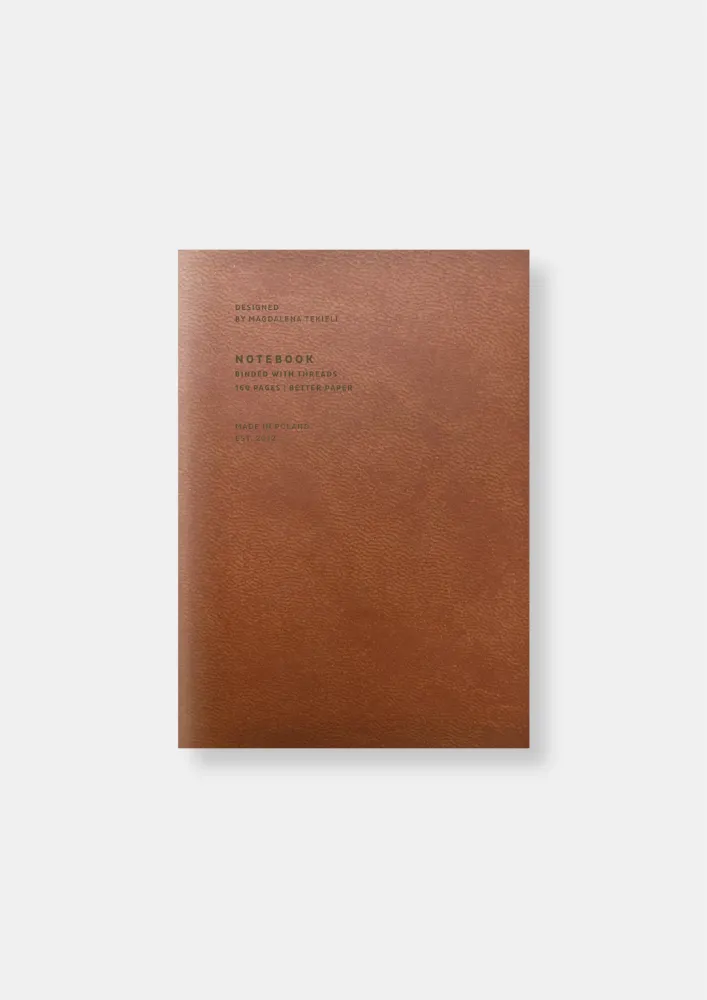 Notes Paper Love Chocolate / camel / Magdalena Tekieli Design