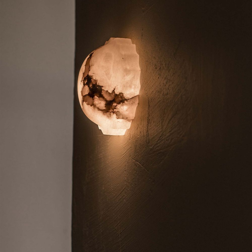 Alabastrowy Kinkiet Elektra / Embassy Interiors