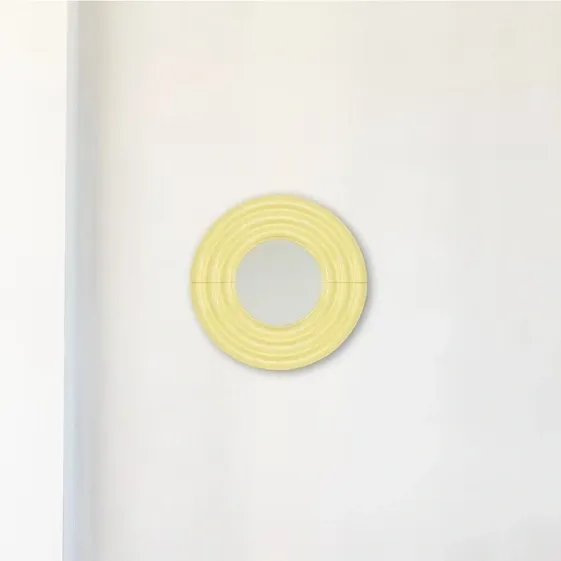 Lustro Elo 60 x 60 cm / mellow yellow / Pani Jurek