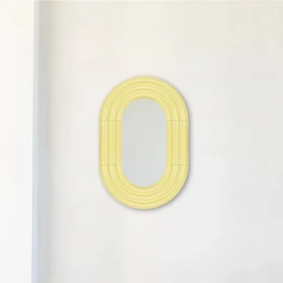 Lustro Elo 90 x 60 cm / mellow yellow / Pani Jurek