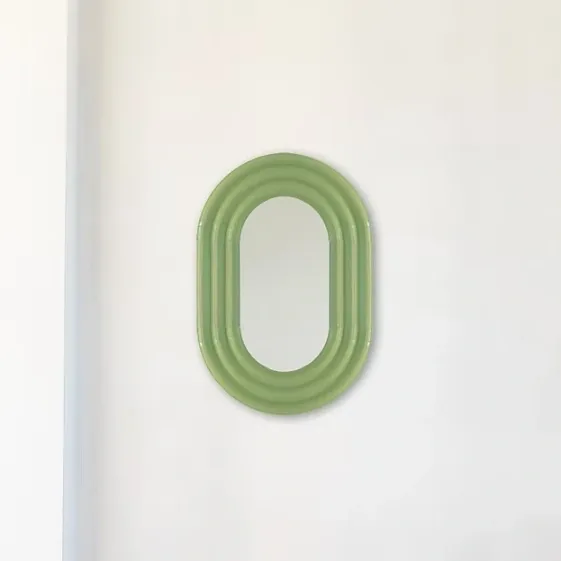 Lustro Elo 90 x 60 cm / pistachio / Pani Jurek