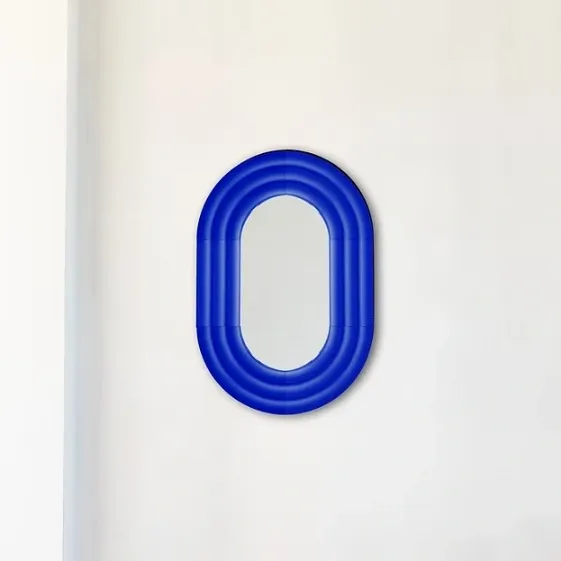 Lustro Elo 90 x 60 cm / matt cobalt / Pani Jurek