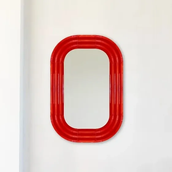 Lustro Elo 120 x 80 cm / red / Pani Jurek