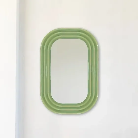 Lustro Elo 120 x 80 cm / pistachio / Pani Jurek