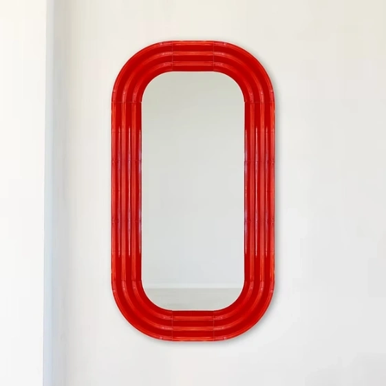 Lustro Elo 150 x 80 cm / red / Pani Jurek