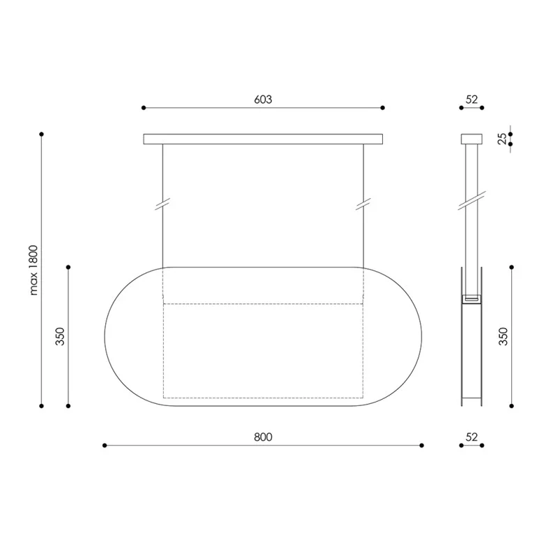 Lampa wisząca Malumi A / purple red / Ummo