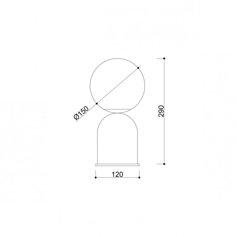 Lampa stojąca Luoti ST / sapphire blue / Ummo
