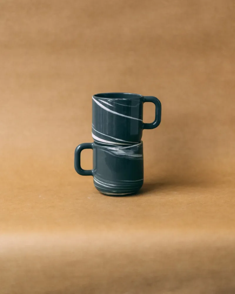 Kubek z uchem 300 ml / smog / Zakwas Studio