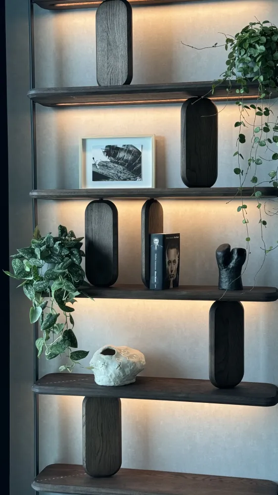 Regał / podświetlenie LED / Proces Design
