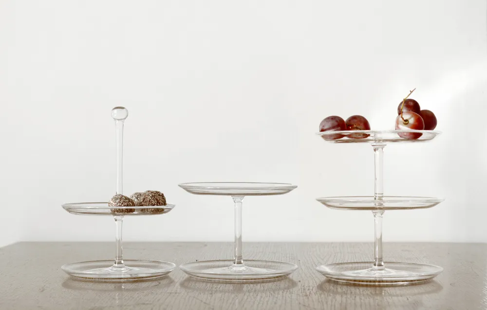 Etażerki Sweet Feet Clear / zestaw 3 sztuk / Agnieszka Bar Design