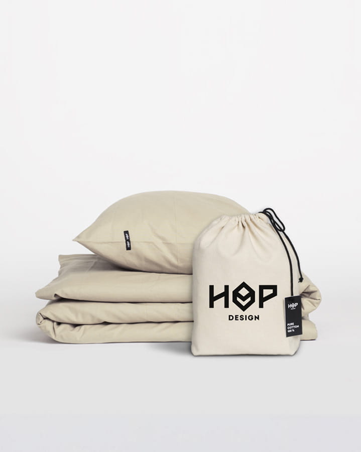 Zestaw pościeli Pure / piaskowy / HOP Design