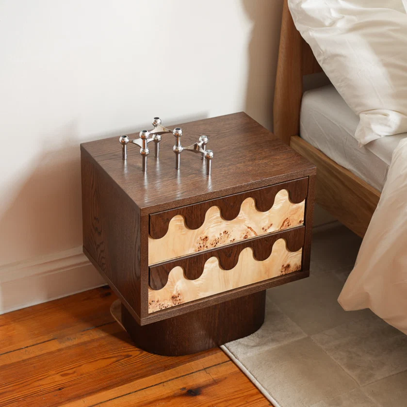 Szafka nocna retro Merrow Burl / Pastform Furniture